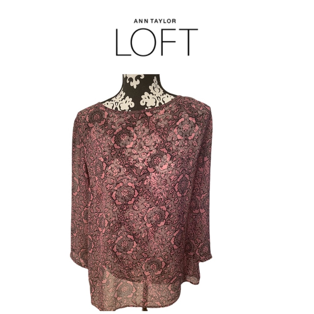 LOFT Printed Blouse